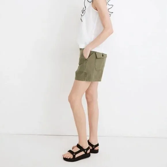 NEW‎ Madewell Relaxed Military Shorts, size 25