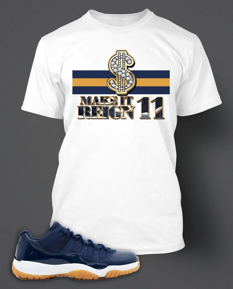 T Shirt To Match Retro Air Jordan 11 Gum Shoe